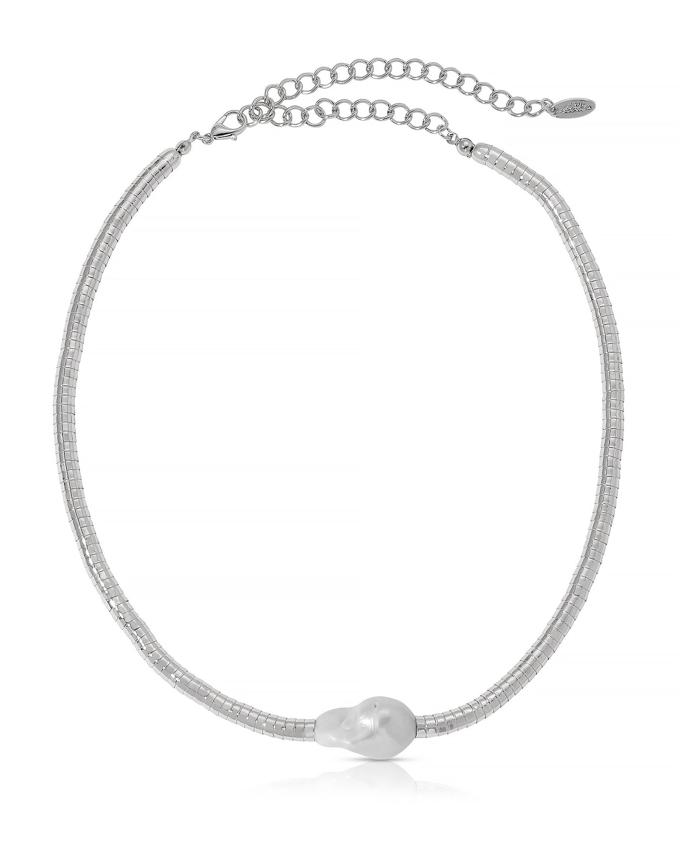 Liquid Gold and Pearl Choker