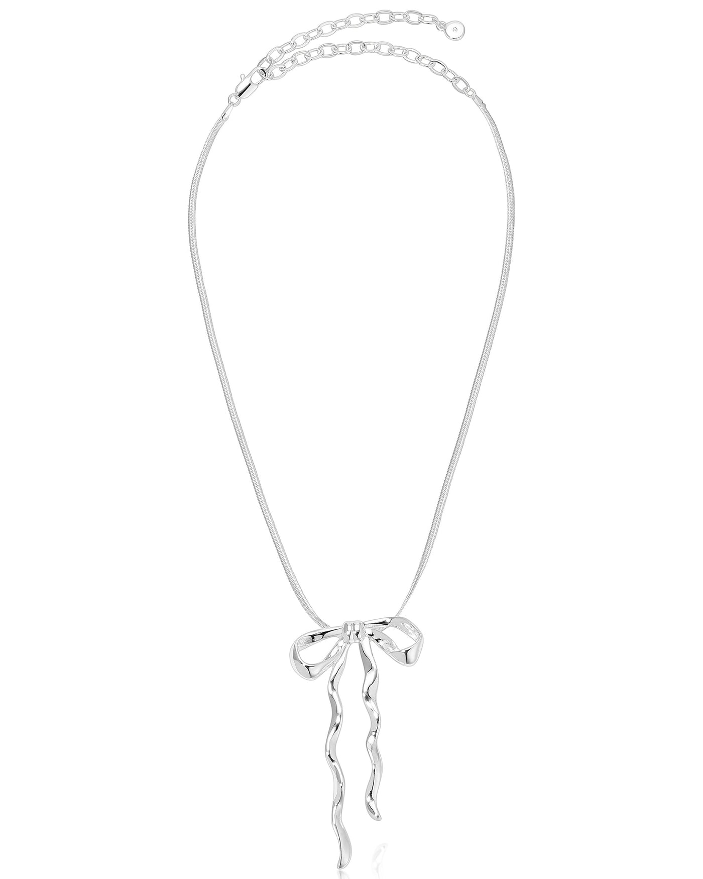 Bow Organica Pendant Necklace