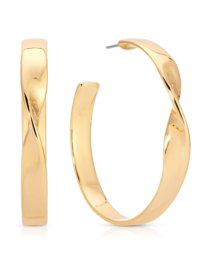 Heirloom Twist Large Hoops