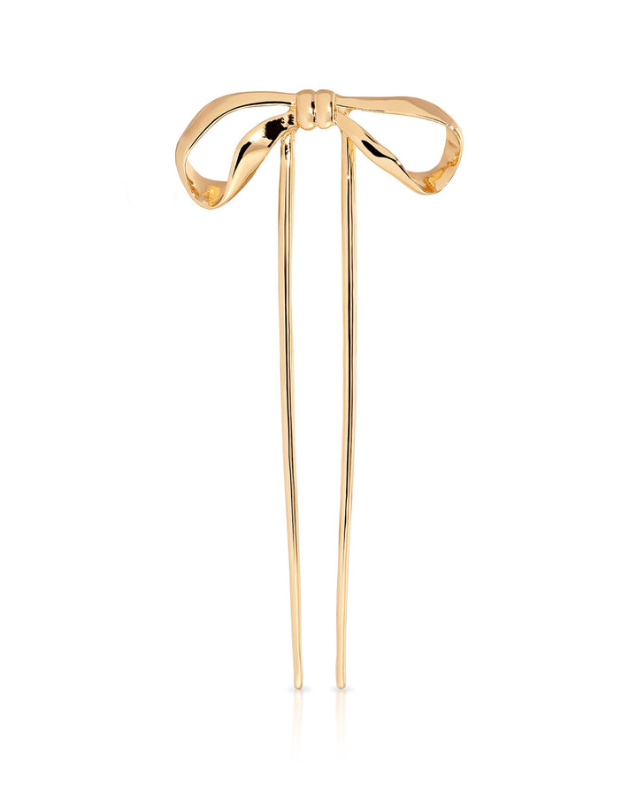 Bow Organica Hair Pin