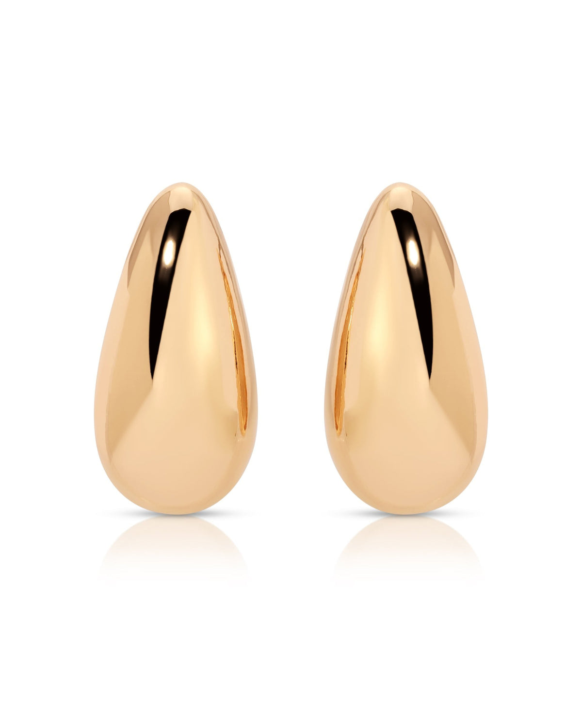Golden Teardrop Earrings
