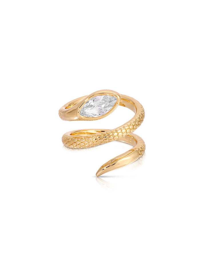 Marquise Coiled Ring
