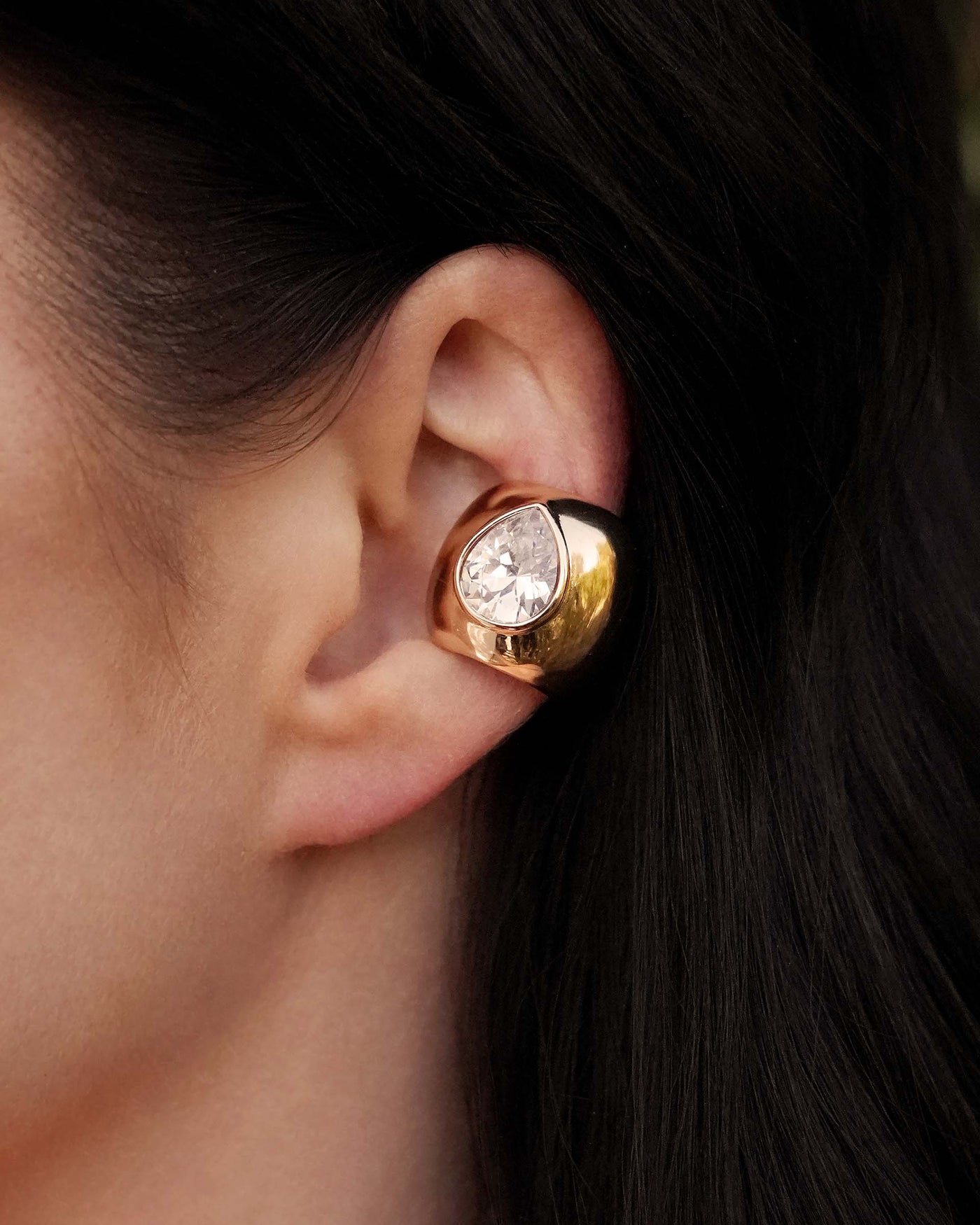 Bold Crystal Ear Cuff