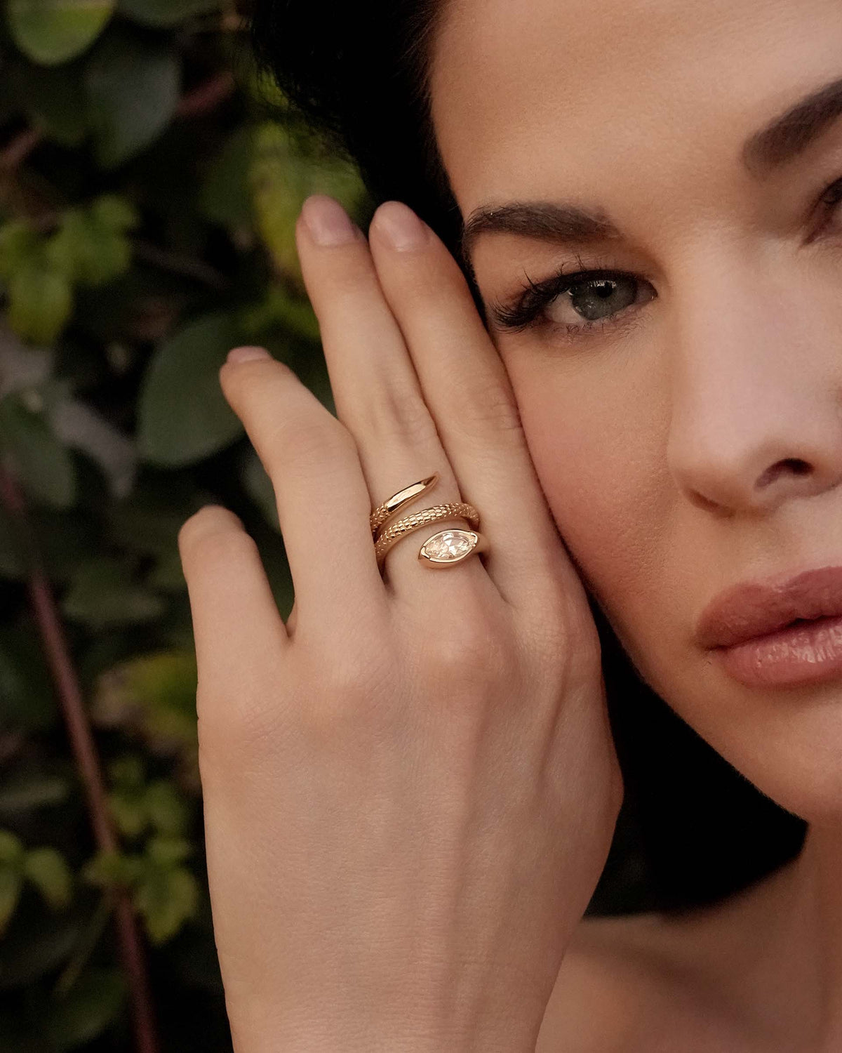Marquise Coiled Ring