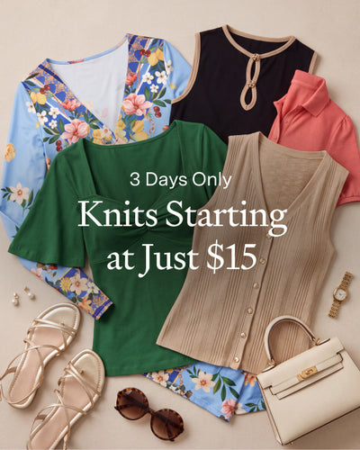 Knits Starting at Just $15