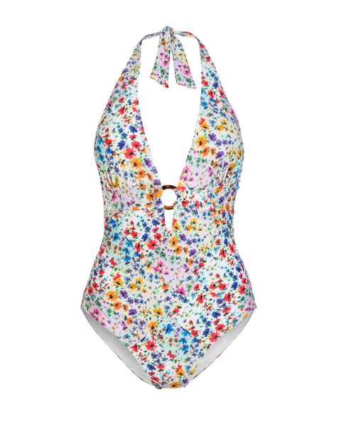 Gabrielle Halter One Piece In Wildflower Patch – Boston Proper
