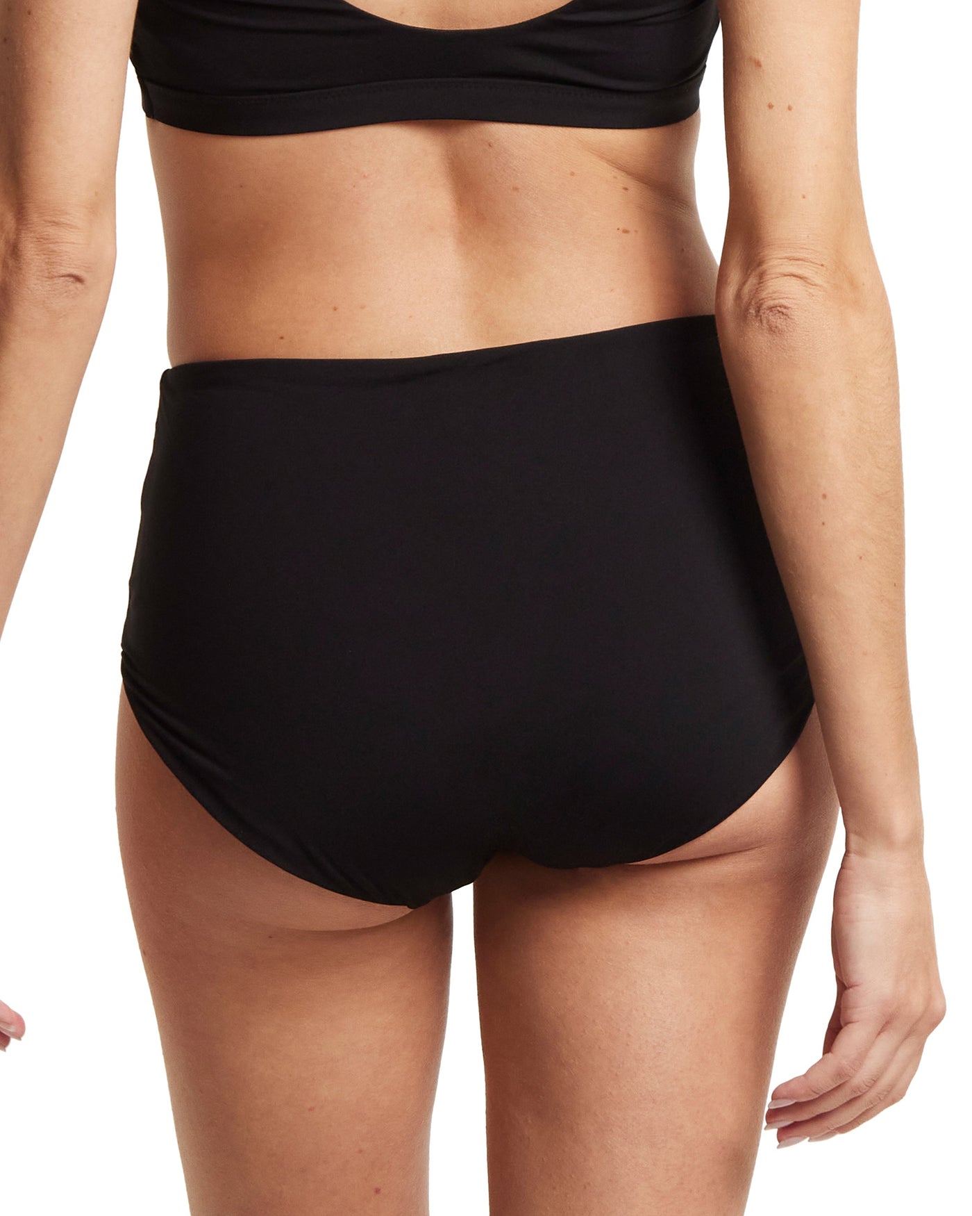 French Brief Swimsuit Bottom Black