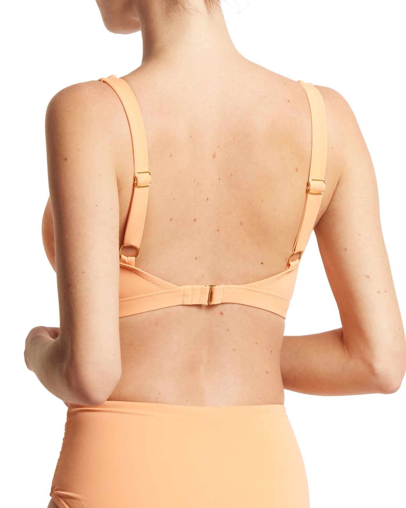 Plunge Swim Top Florence Orange
