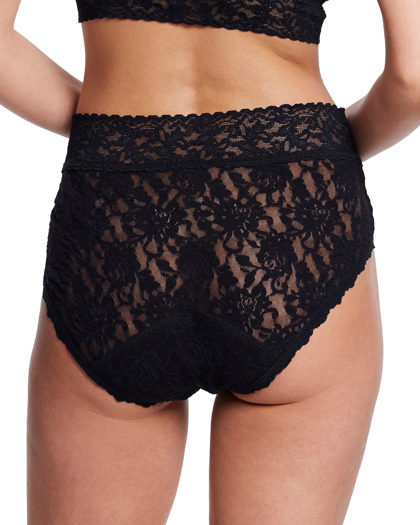 Signature Lace® Leakproof French Brief Black