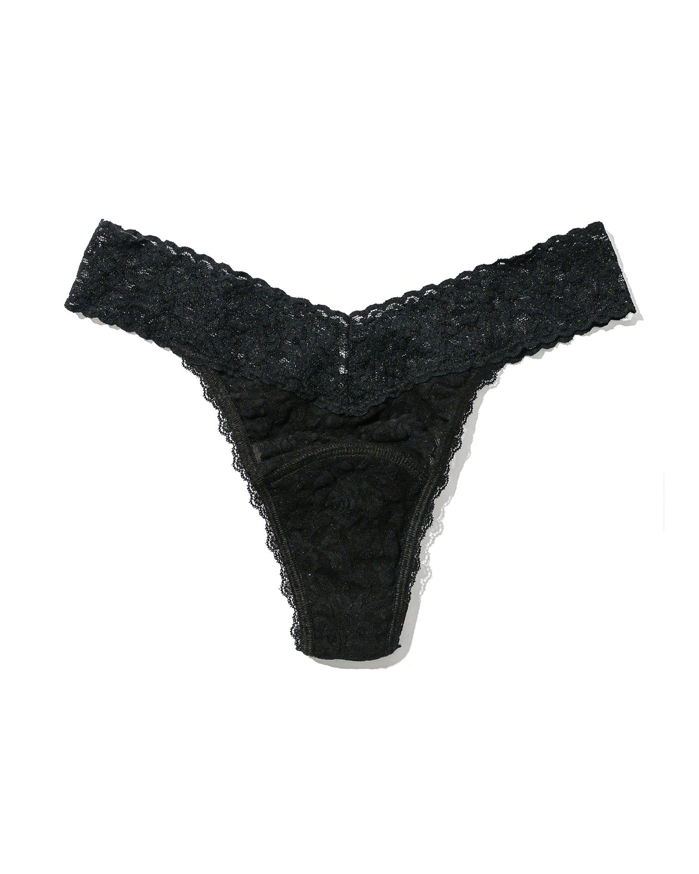 Signature Lace® Leakproof Thong Black