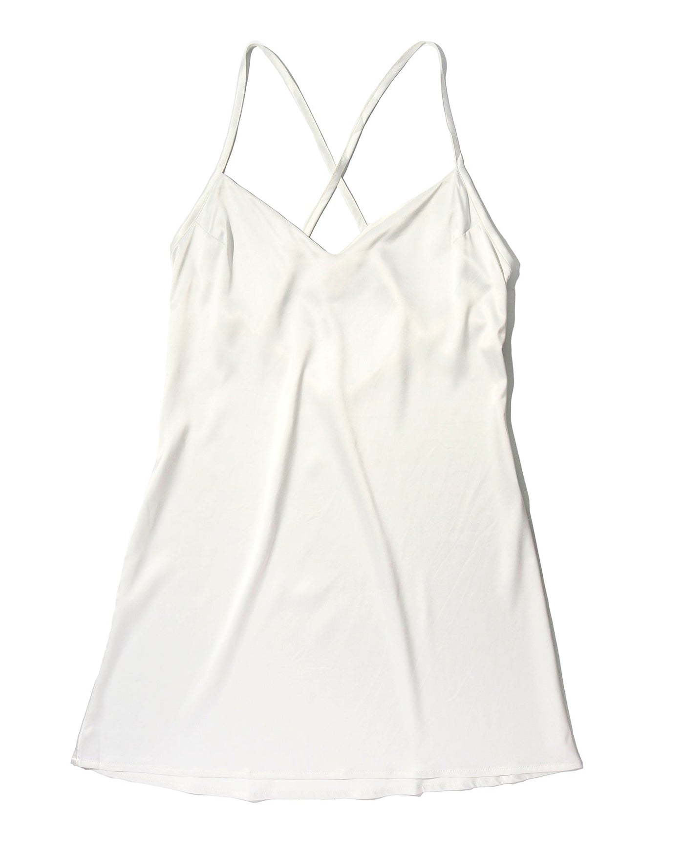 Satin Sleep Chemise Light Ivory