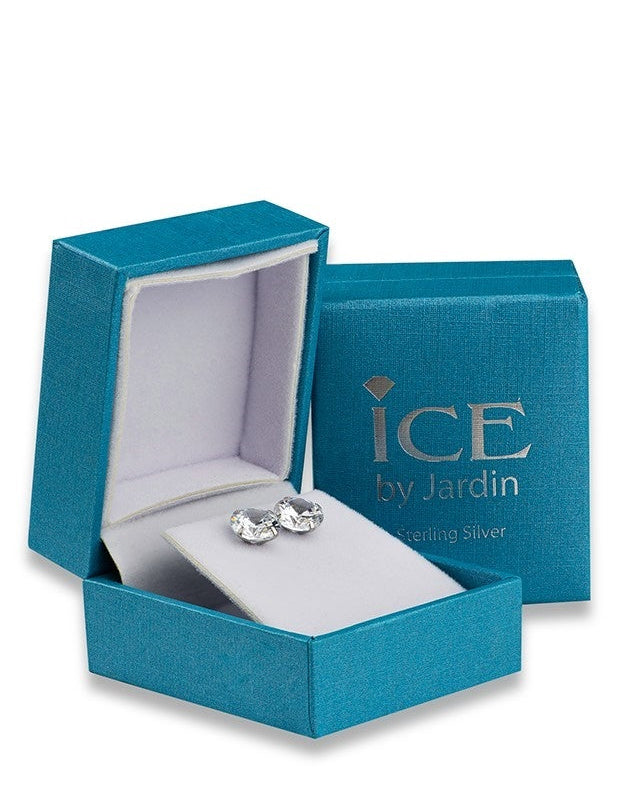 8mm CZ Round Stud