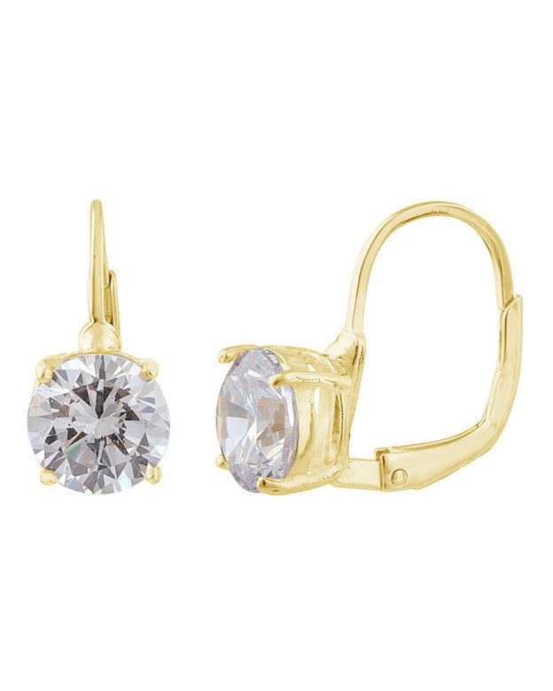 Round Drop Earrings