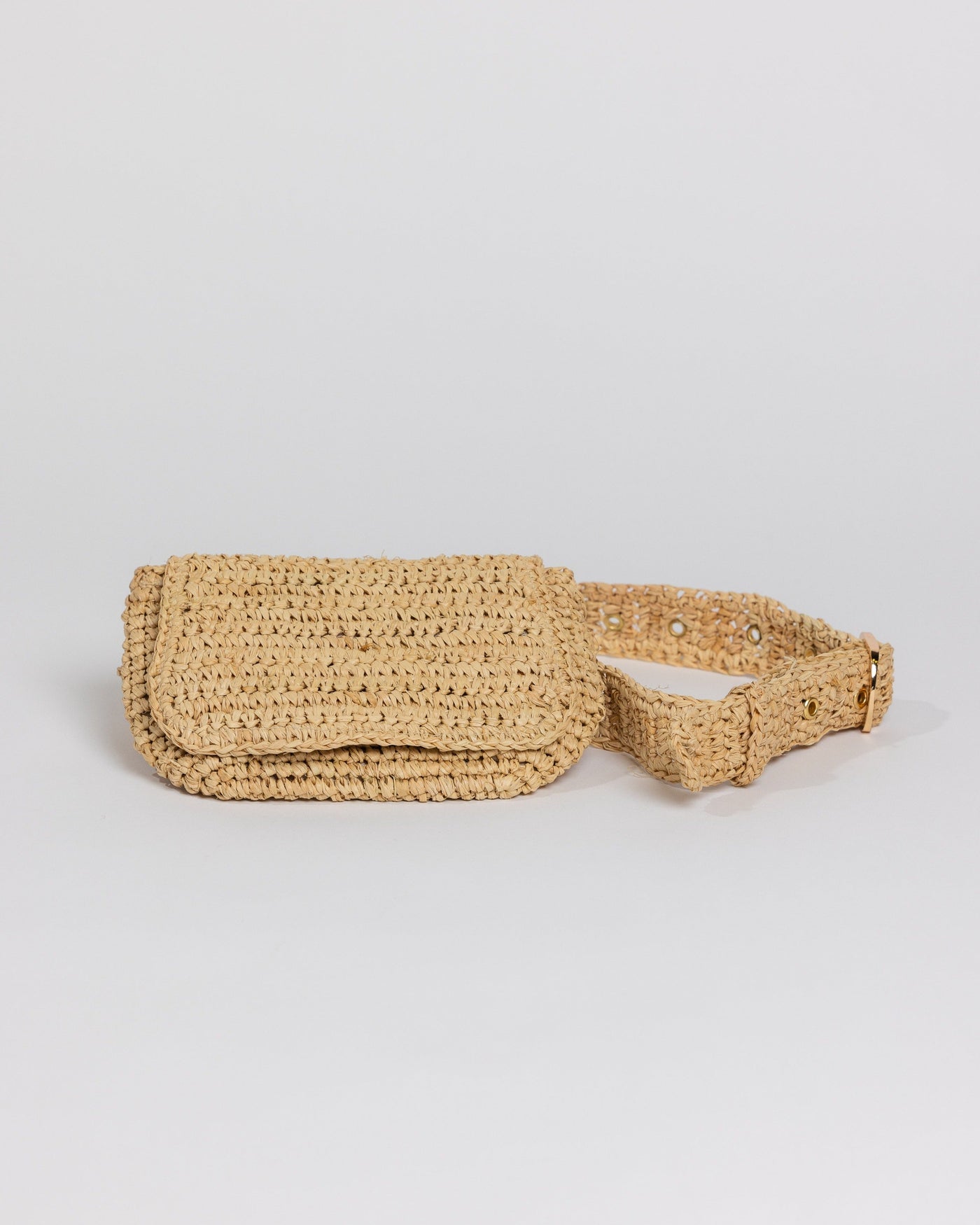 Straw Belt Bag