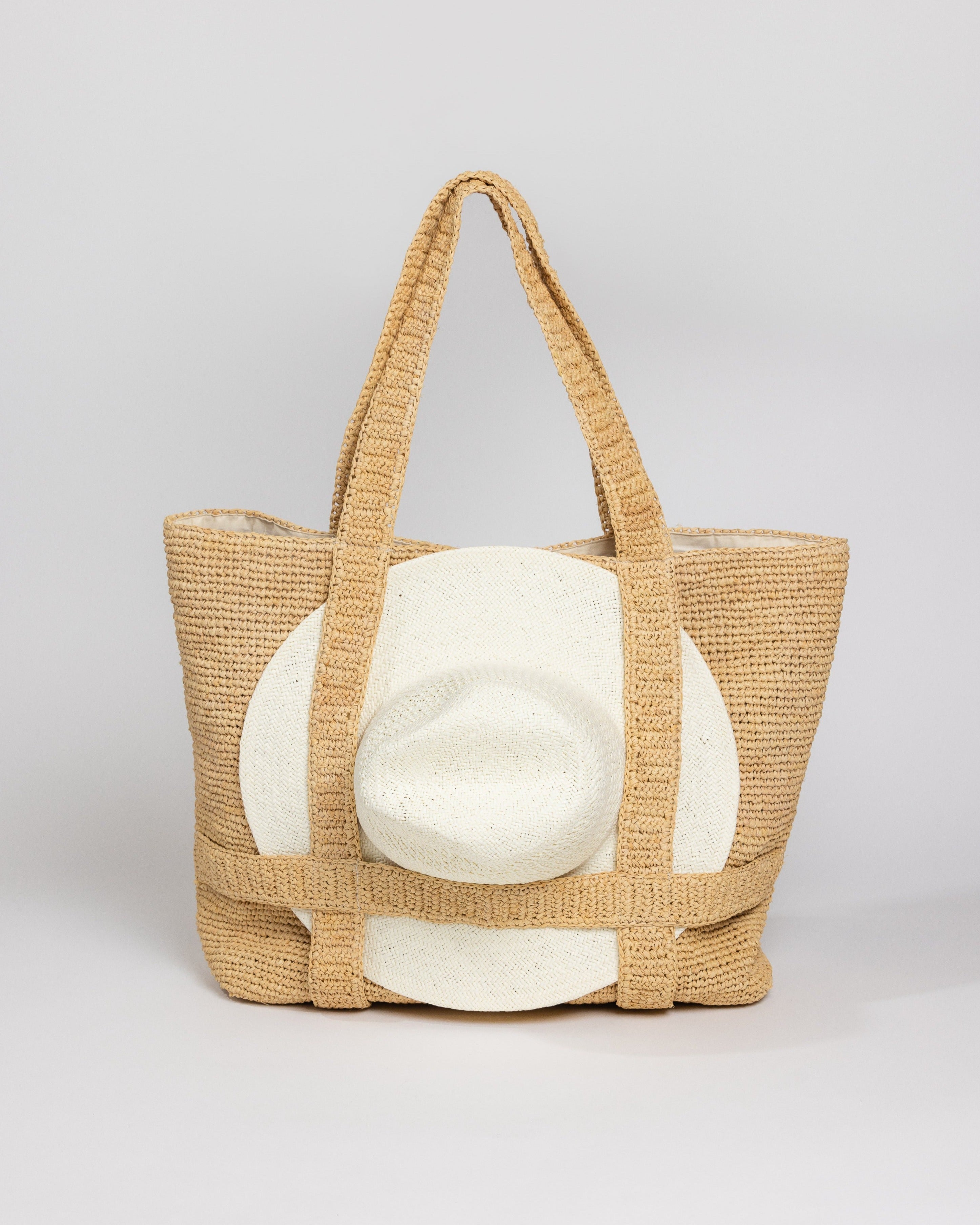 Hat Attack New York The Original Straw Traveler Bag