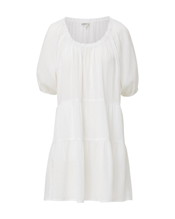 Kelly Dress Fresh White