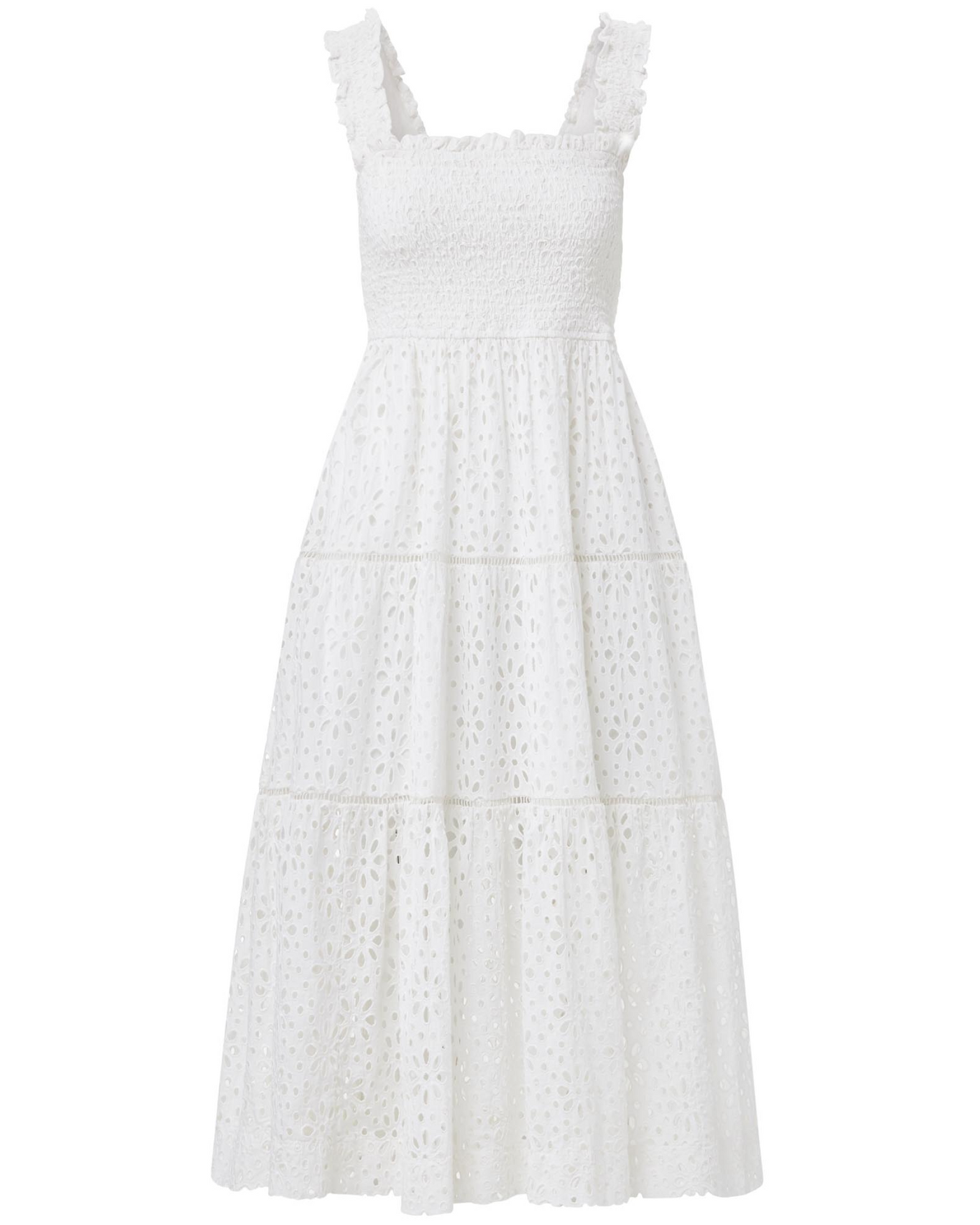 Kristen Dress Fresh White Seaside Eyelet