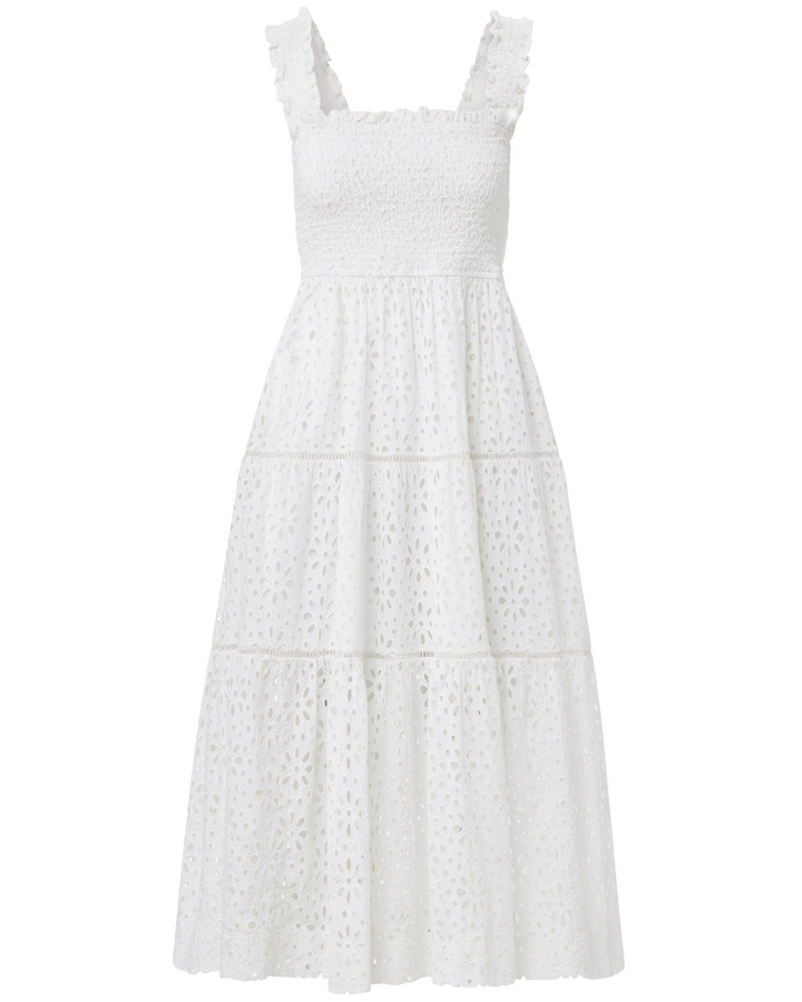 Kristen Dress Fresh White Seaside Eyelet