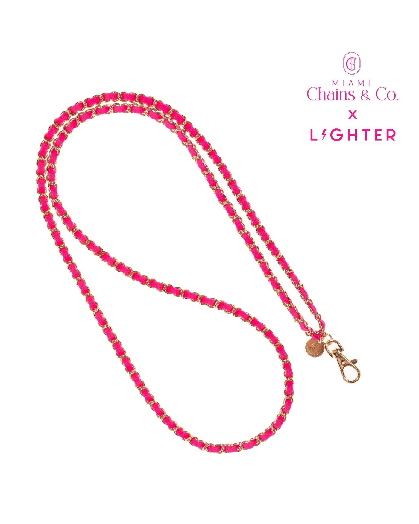 Hollywood Hot Pink Crossbody Phone Chain