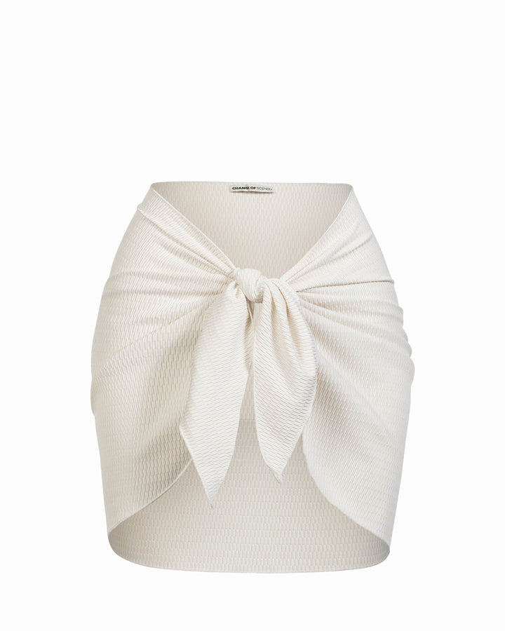 Liv Sarong In Ivory Metallic