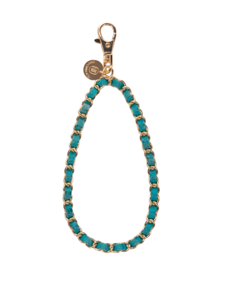 Gold N' Emerald Phone Wristlet