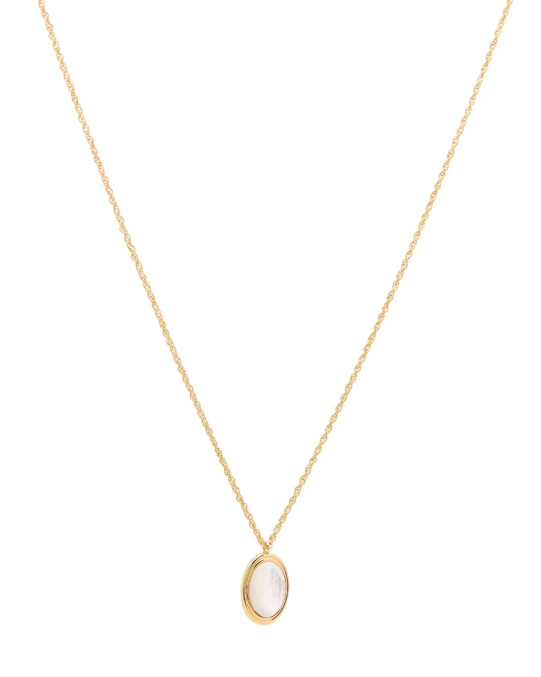 MOTHER-OF-PEARL OLIVIA NECKLACE