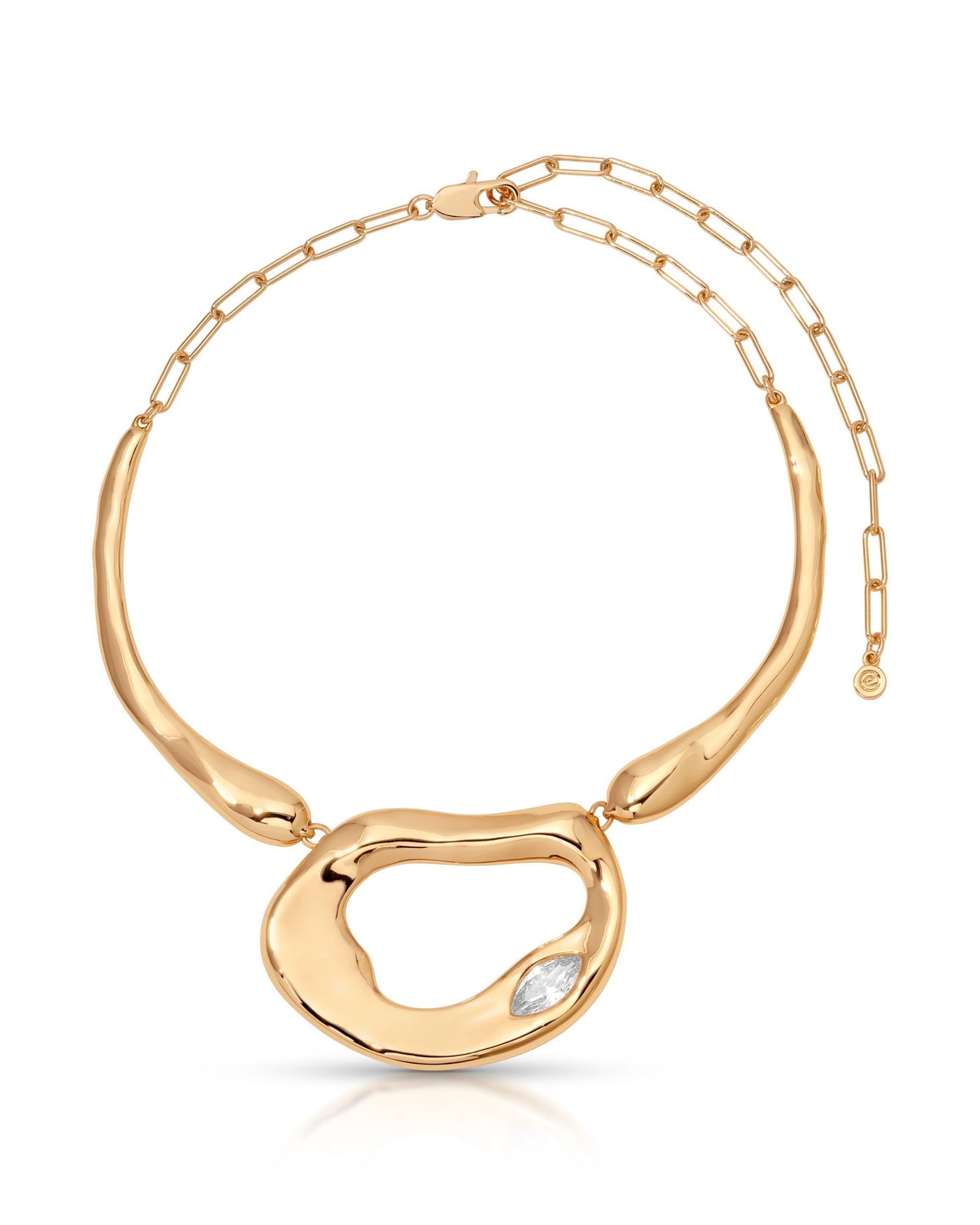 Molten Marquise Necklace