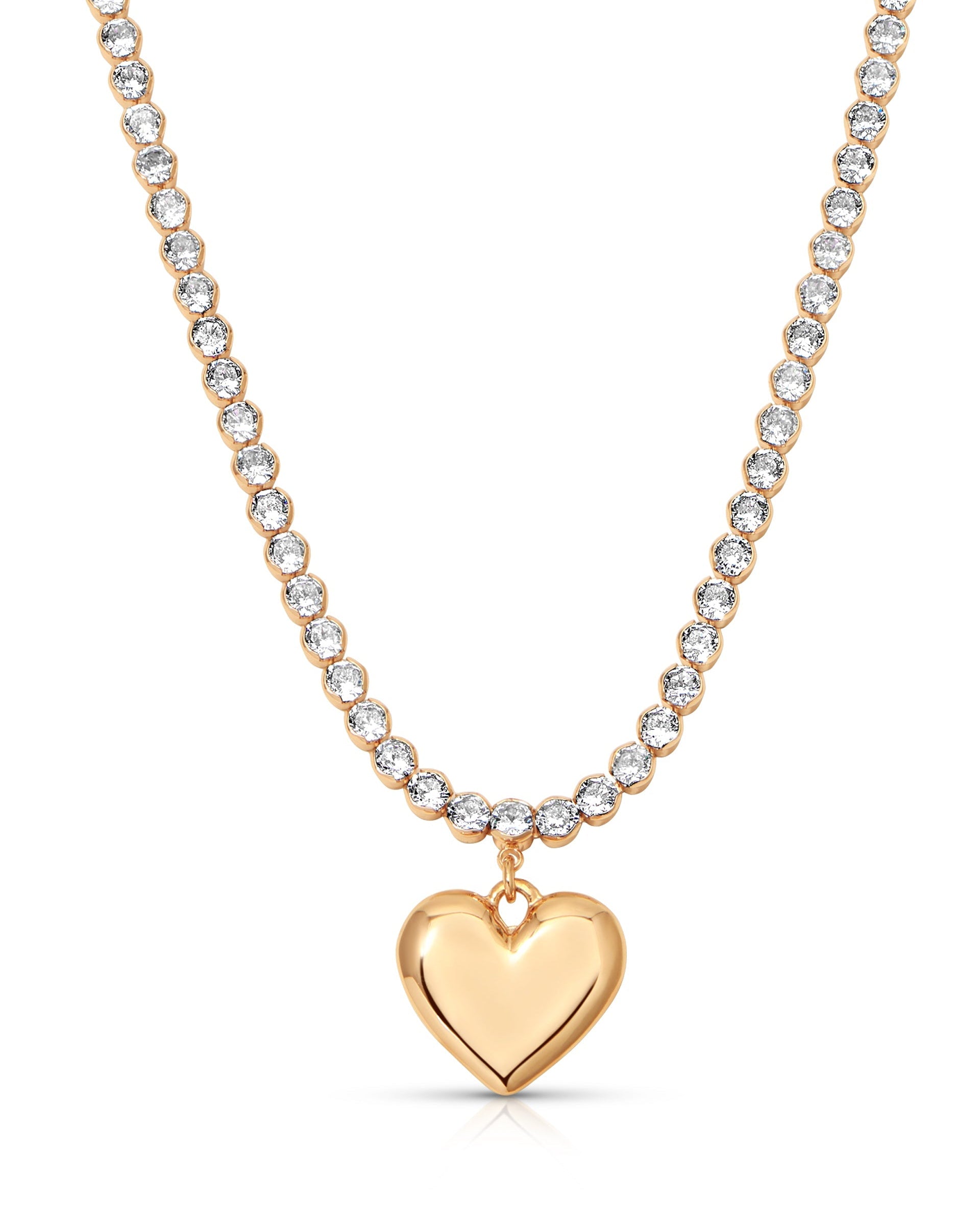 Luminous Love Tennis Necklace | Boston Proper