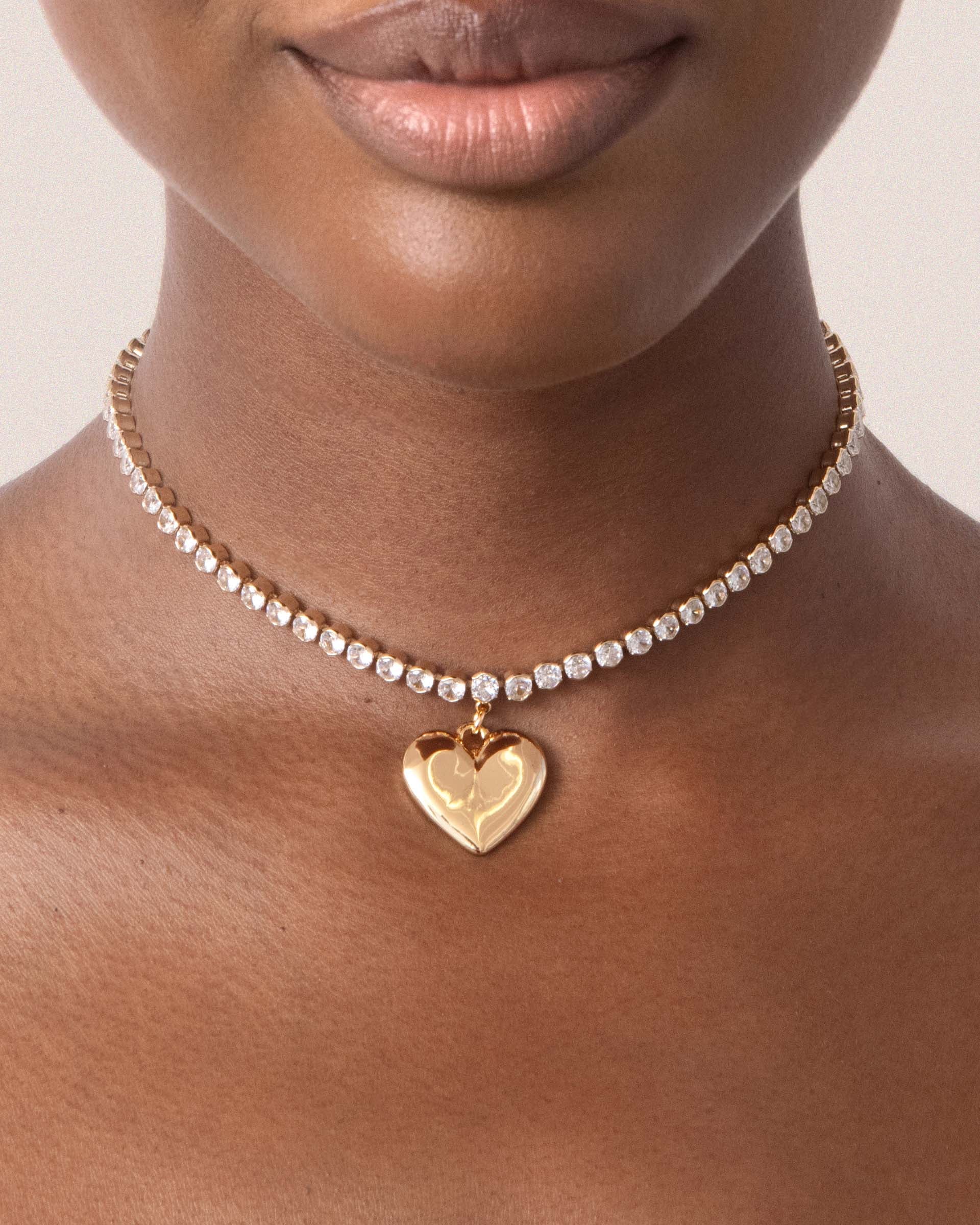Luminous Love Tennis Necklace | Boston Proper