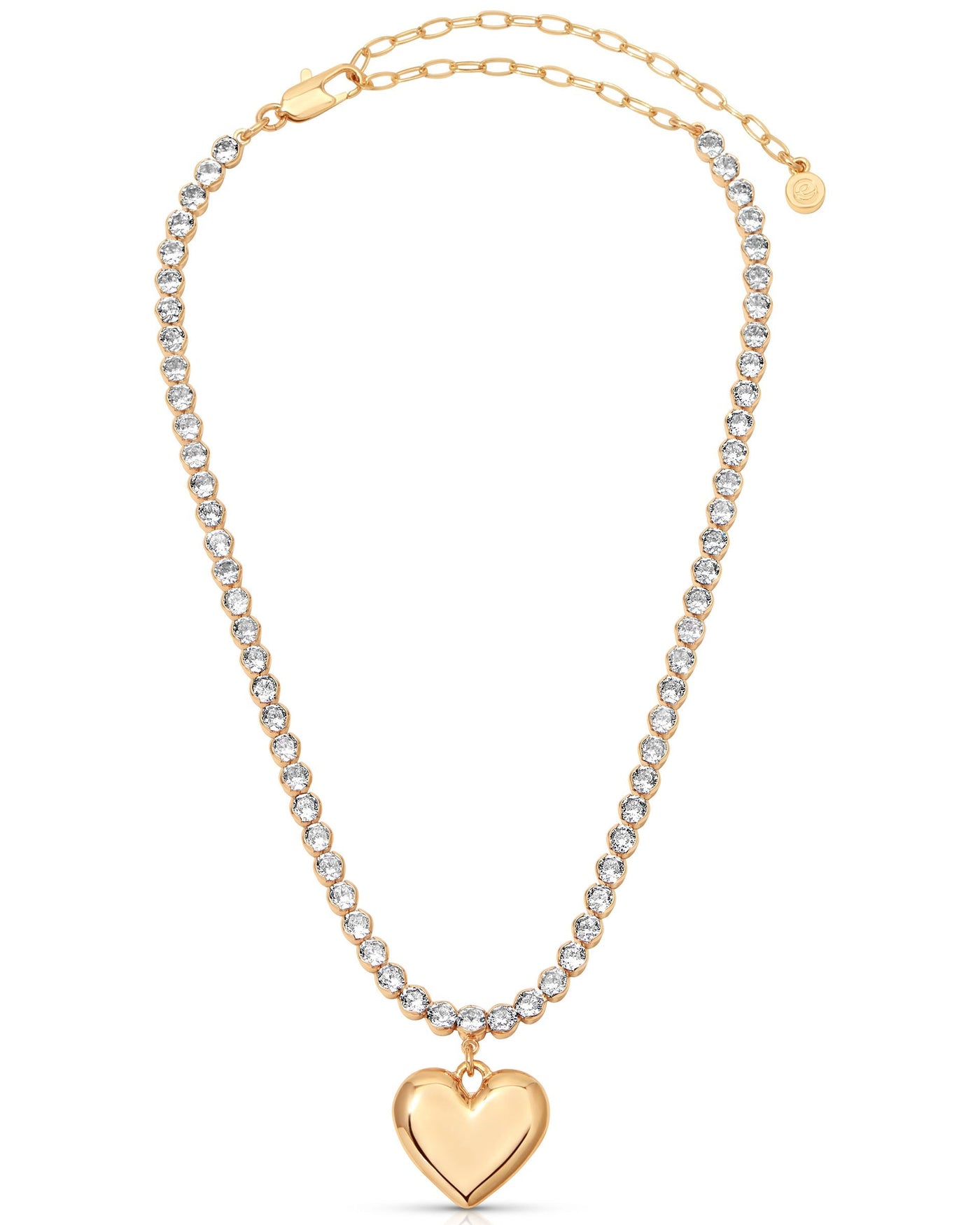 Luminous Love Tennis Necklace