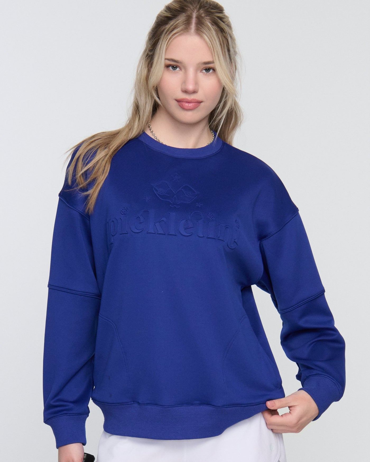 Rosa Pickleball Sweater – Long Sleeve Crewneck