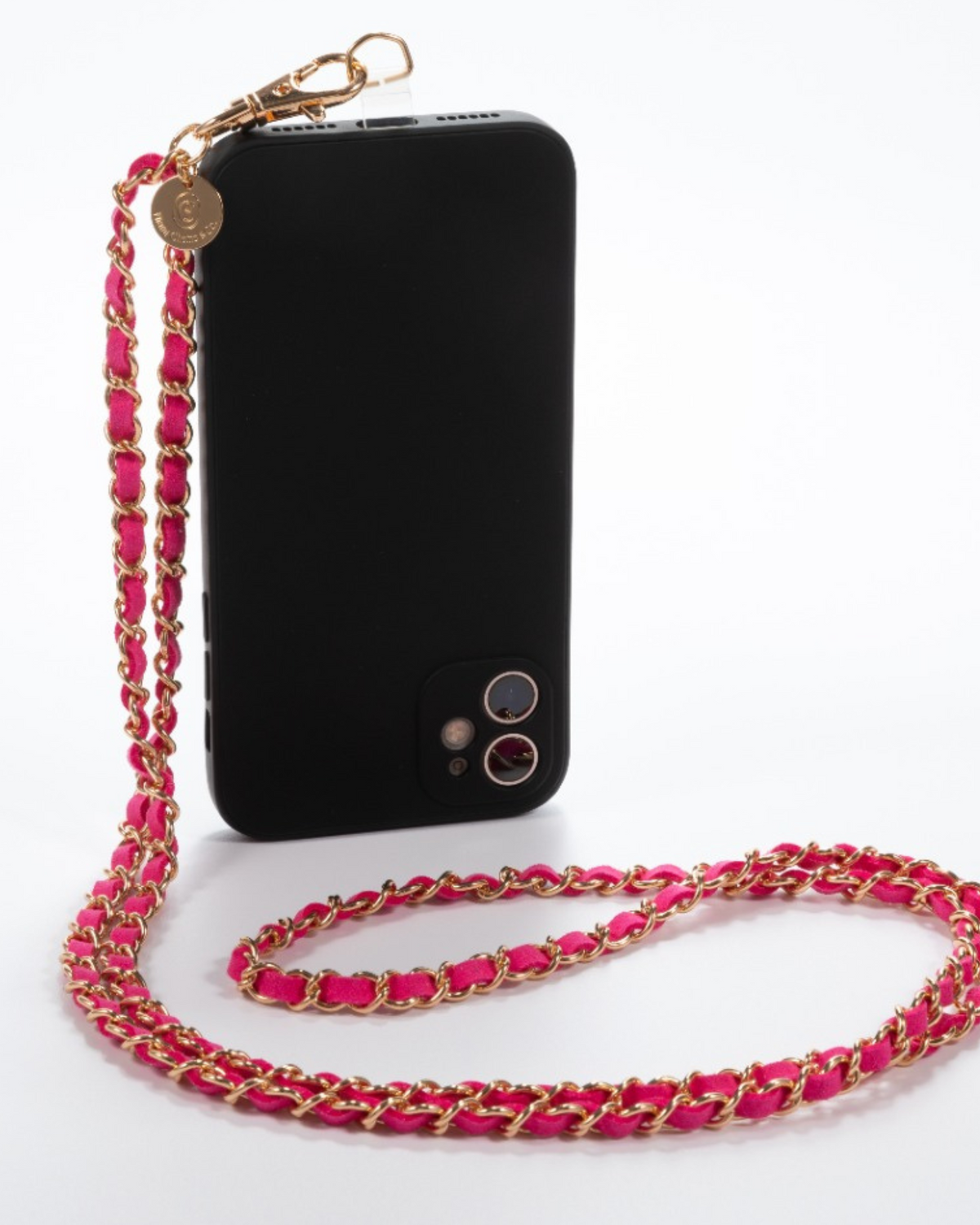 Hollywood Hot Pink Crossbody Phone Chain