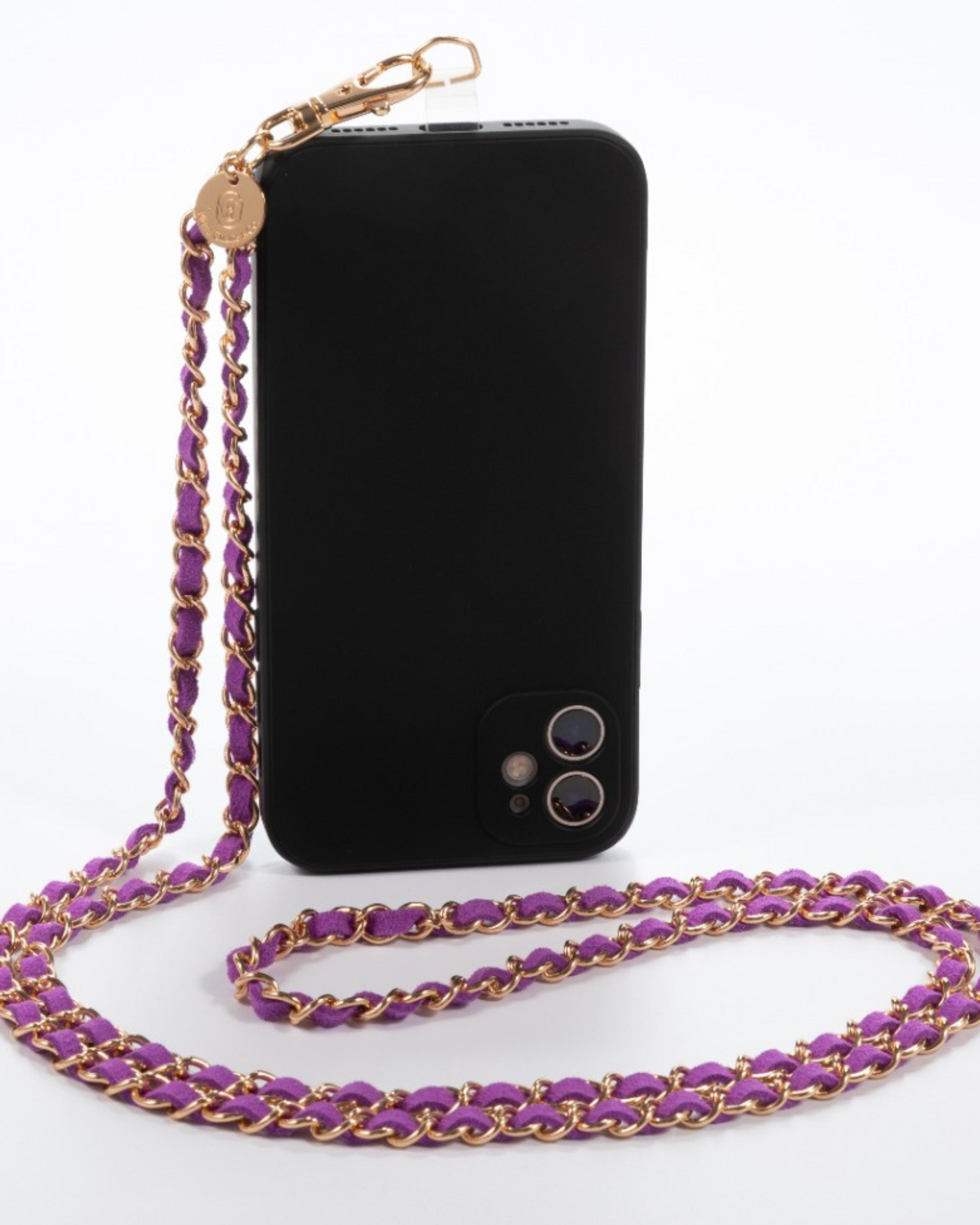 Deep Purple Crossbody Phone Chain