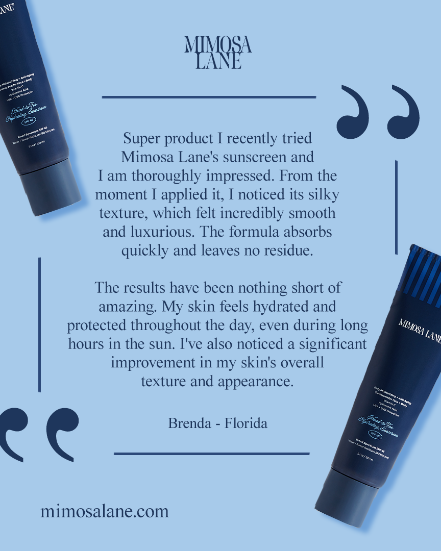 Head-to-Toe Hydrating Sunscreen for Face and Body