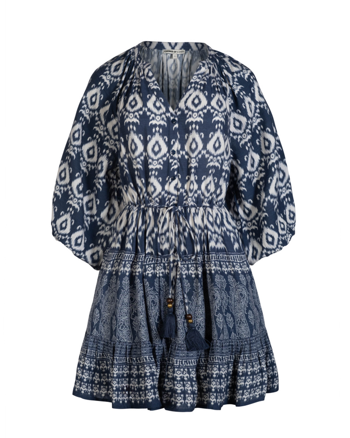 Sam Dress In Tivara Ikat