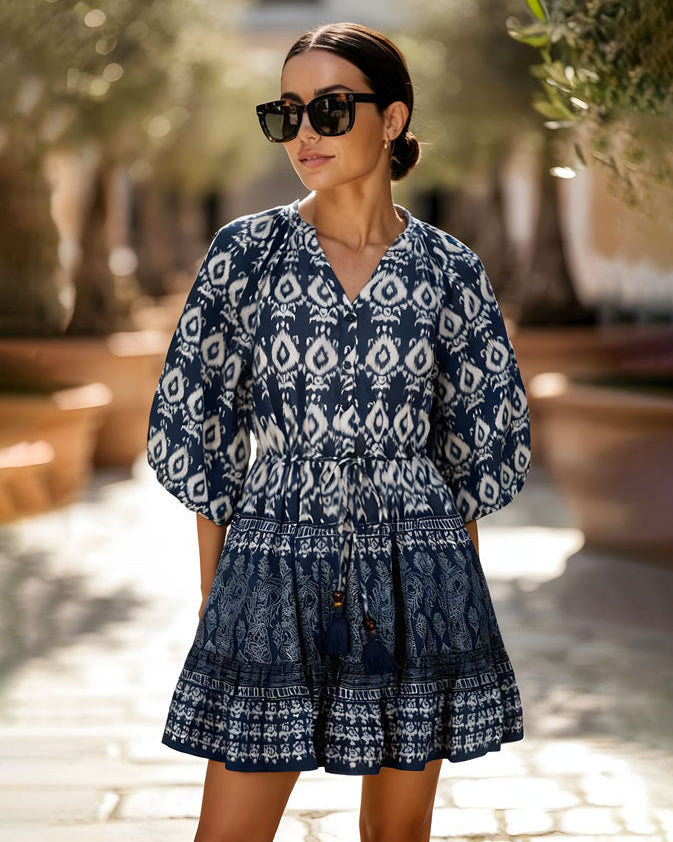 Sam Dress In Tivara Ikat