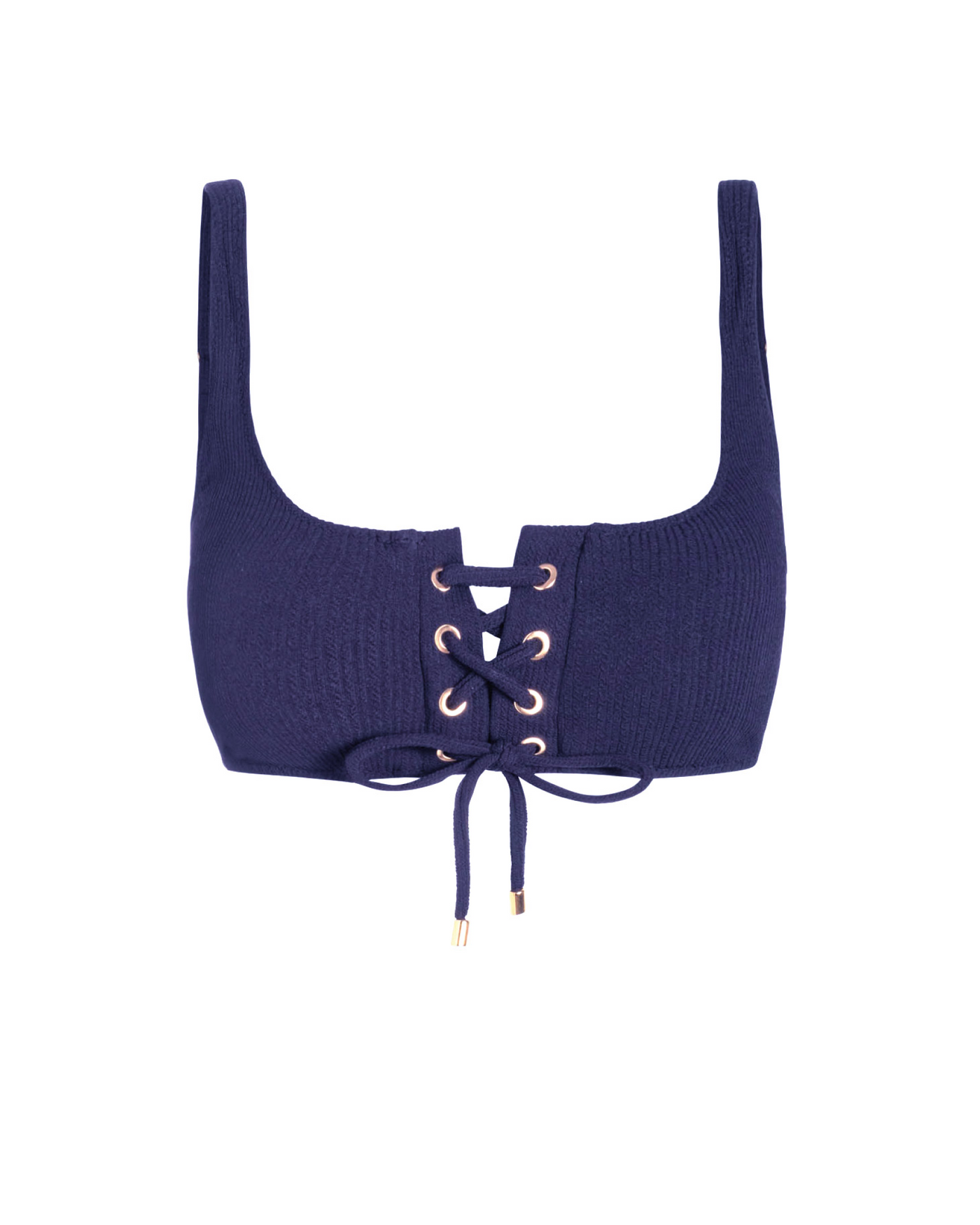 Samara Top In Navy Texture