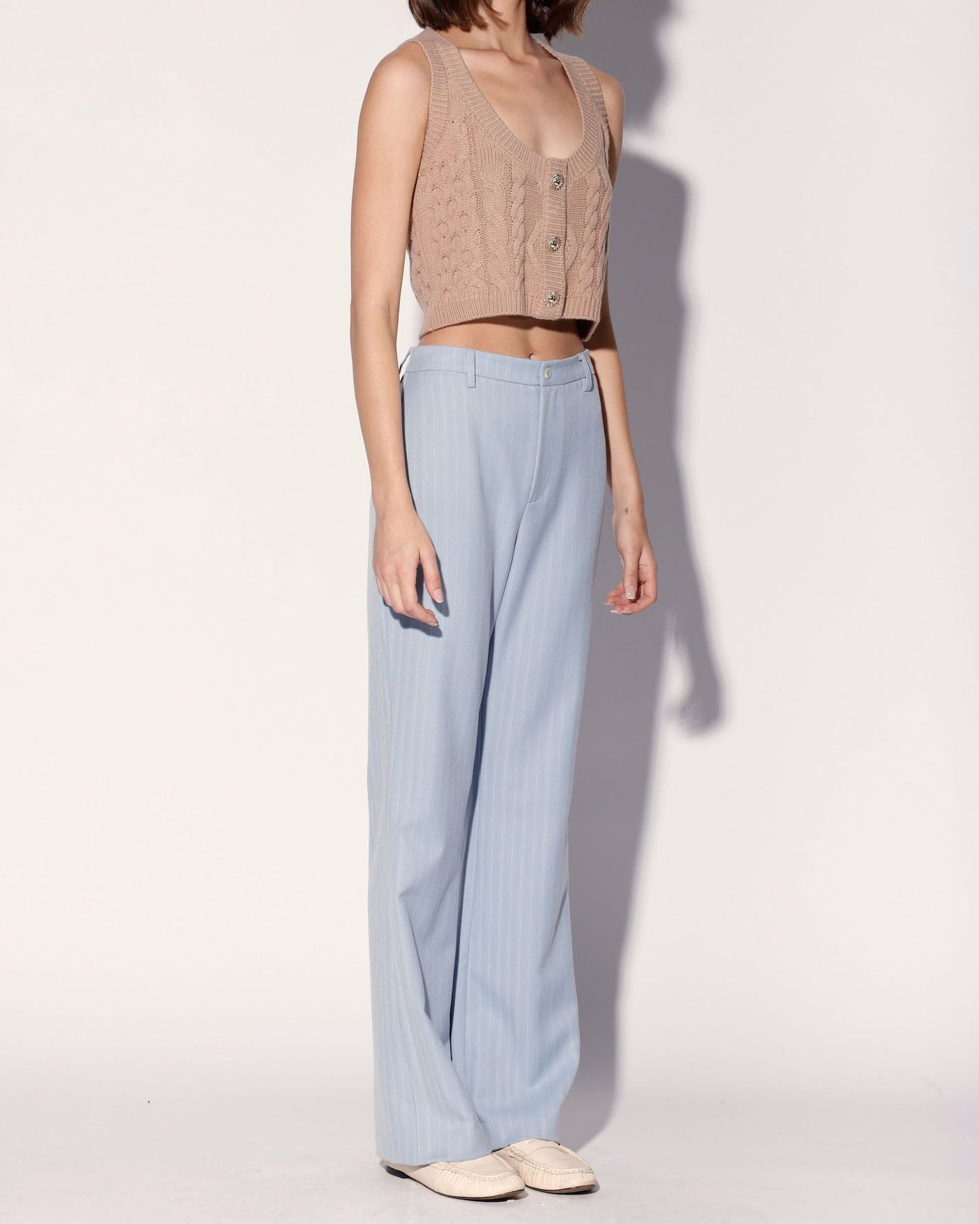 Nicola Pant, Stone Pinstripe