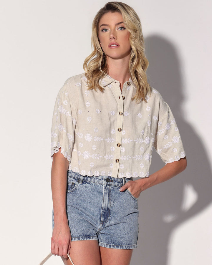 Santino Short, Light Wash