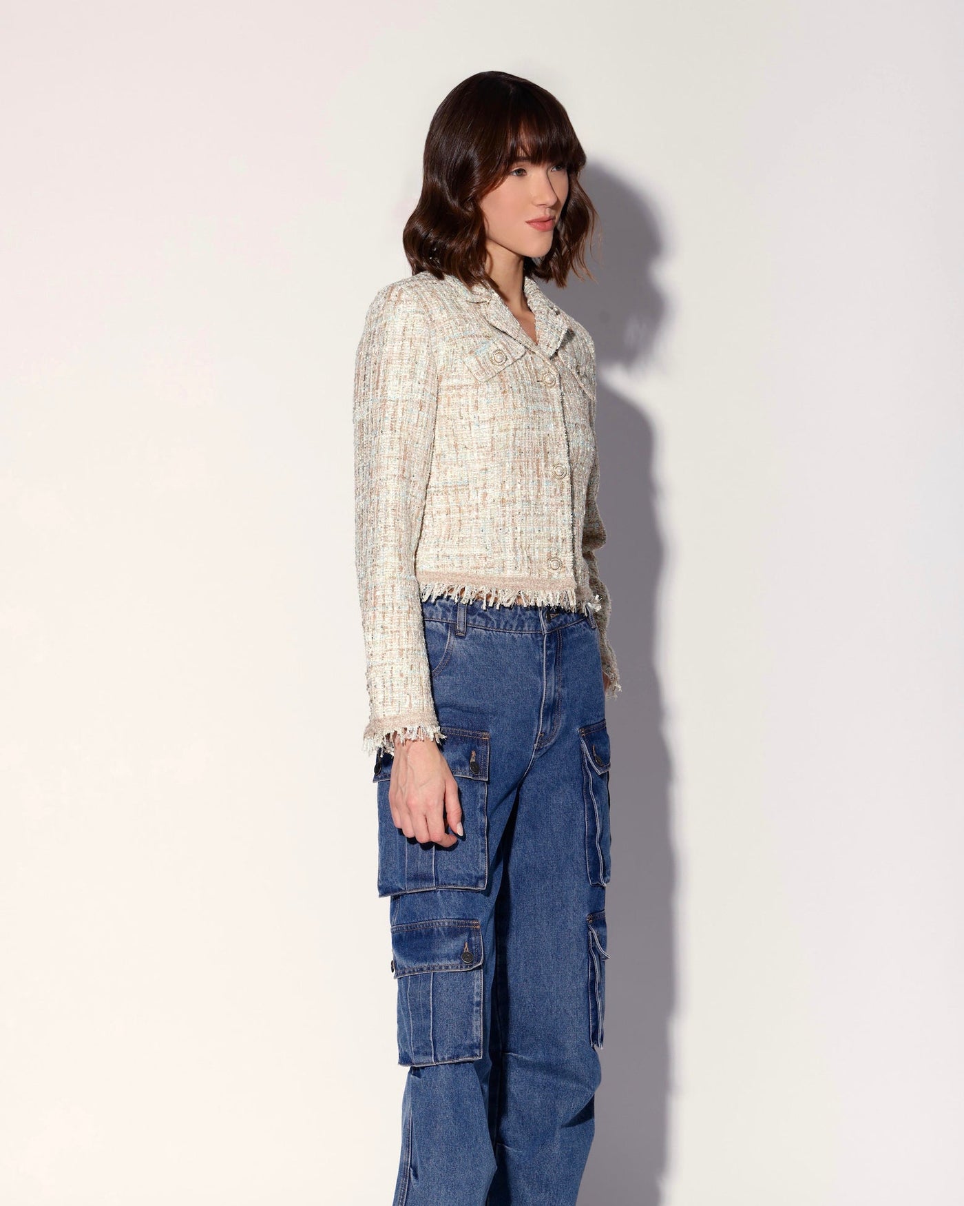 Veronica Jacket, Atlantic Tweed