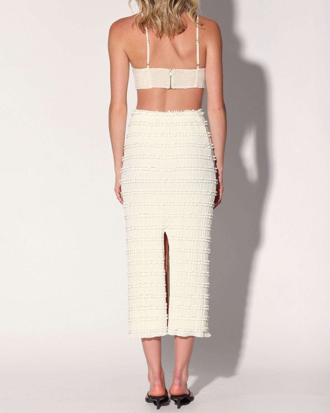 Roya Skirt, Cream Lace