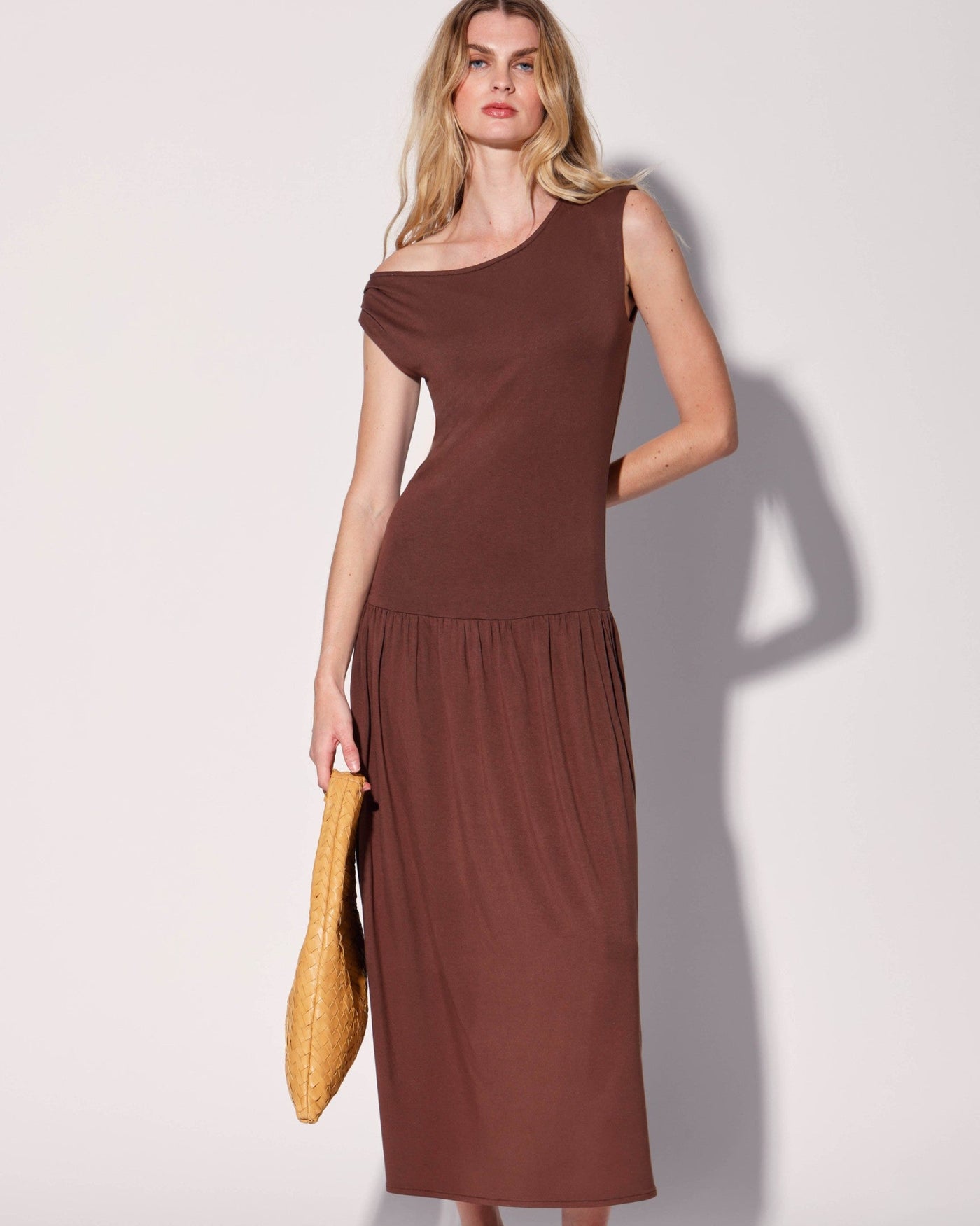 Fatima Dress, Saddle