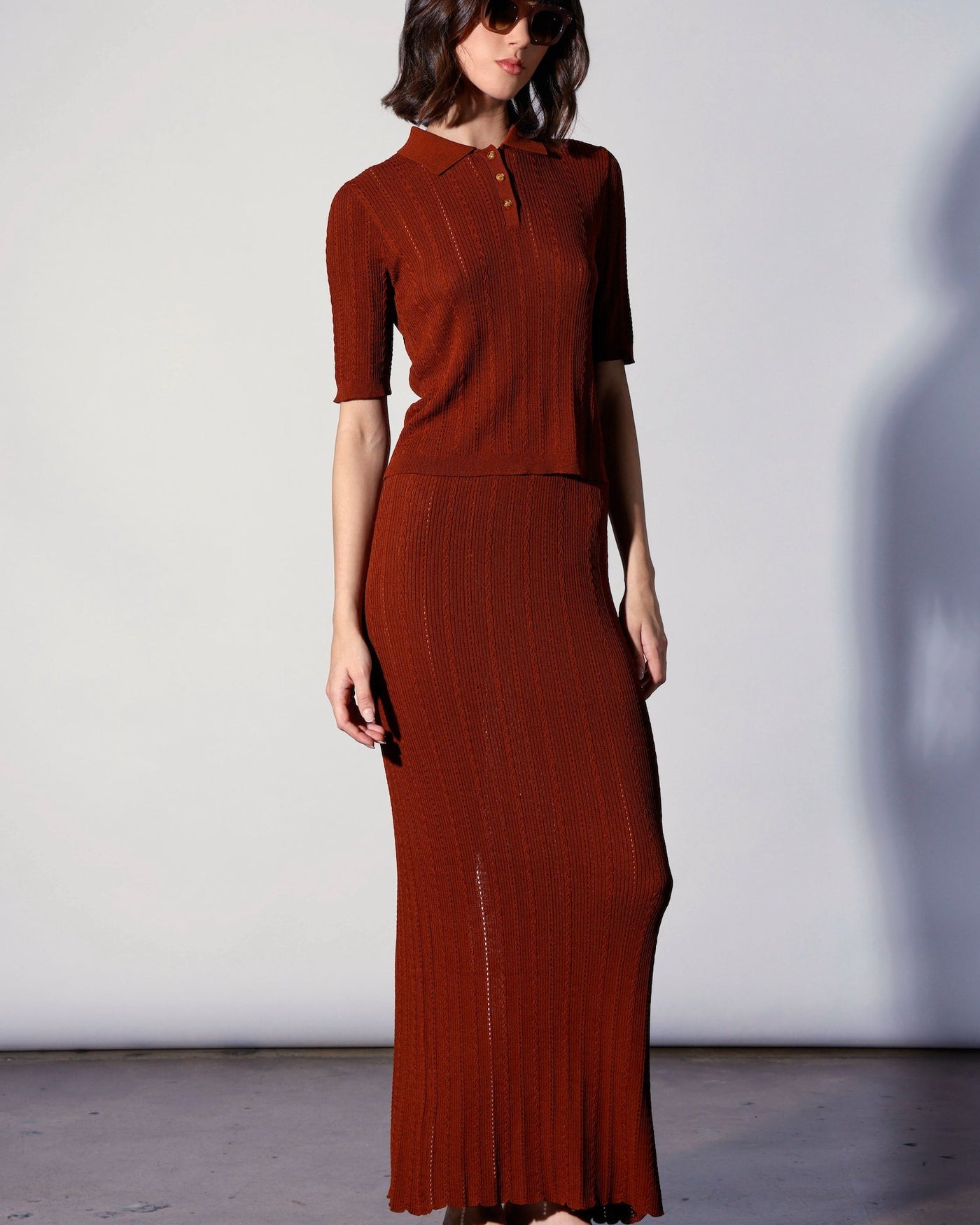 Posey Skirt, Terracotta
