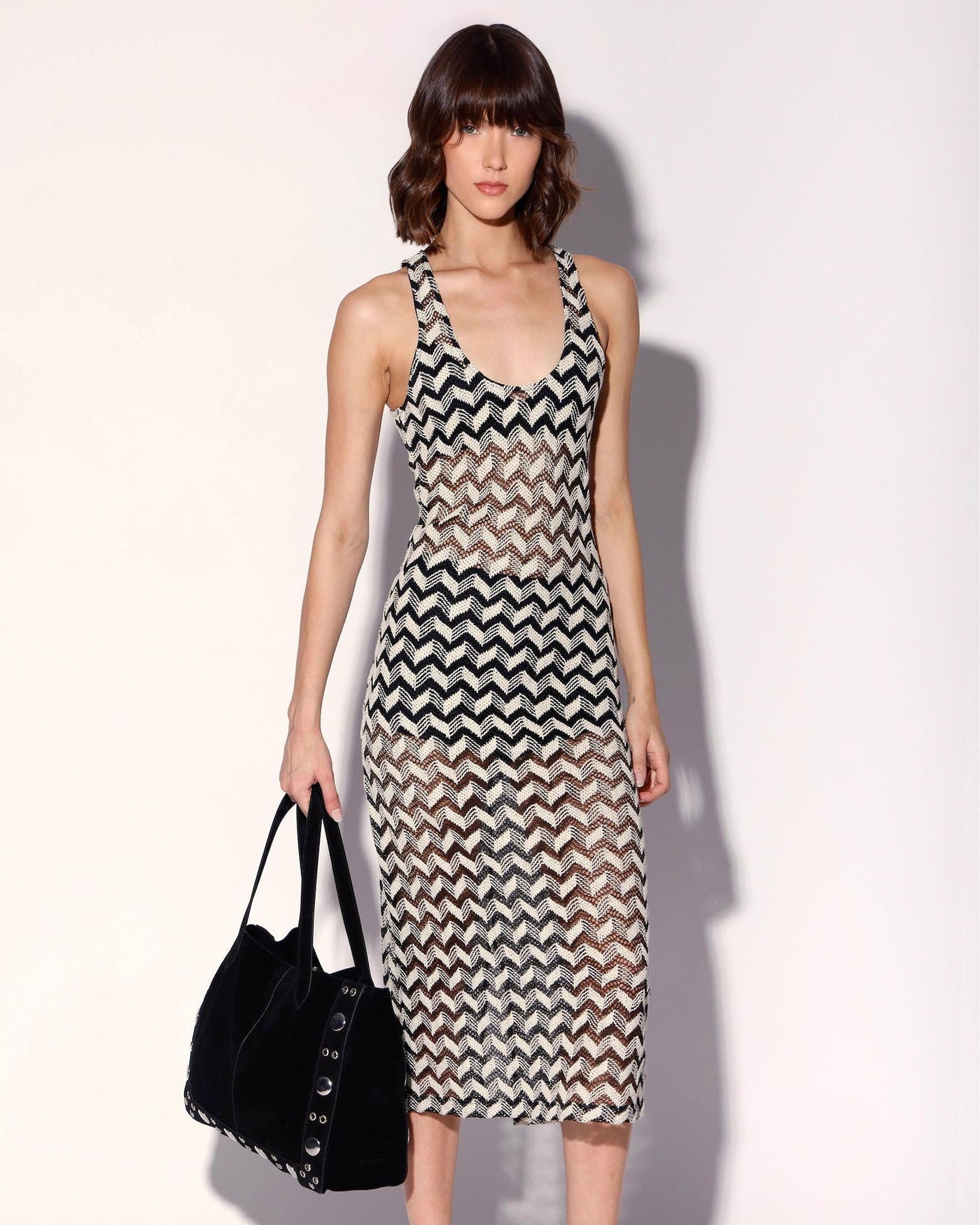 Naveah Dress, Chevron Crochet