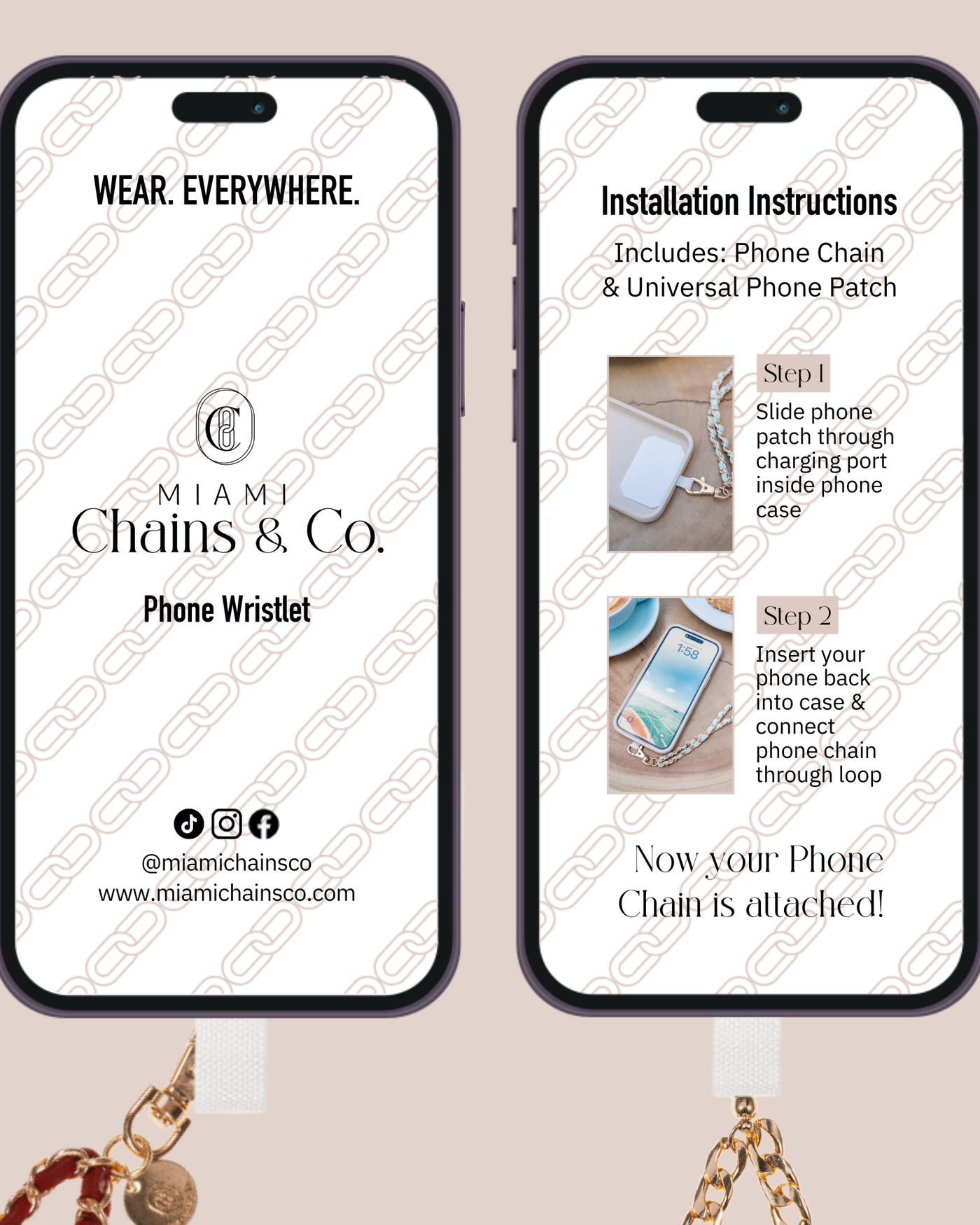 Crown Jewels Silver Phone Charm