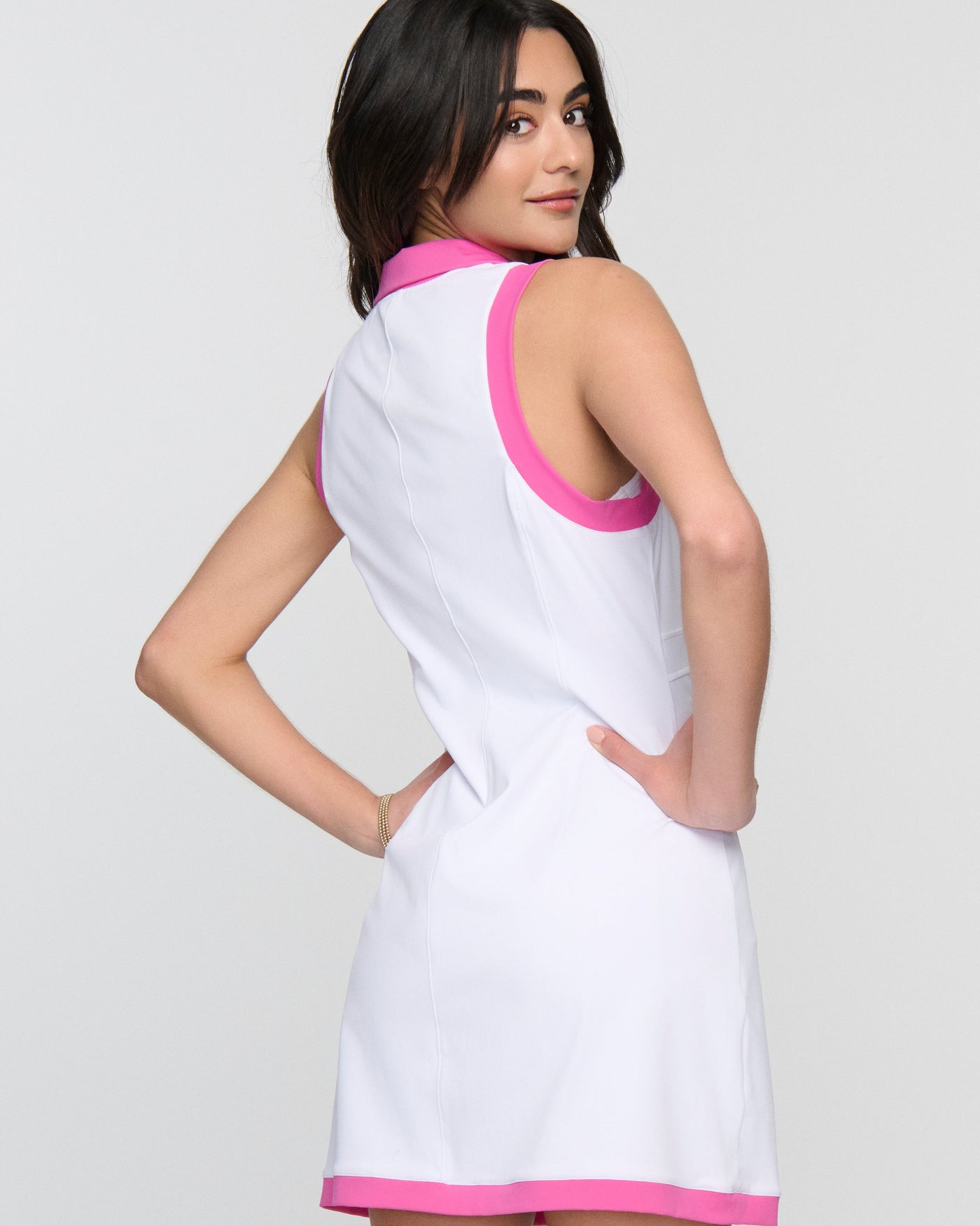Yasmin Pickleball Dress with Zip Front – Sleek Performance Style