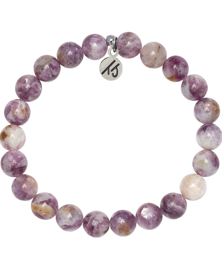 Defining Bracelet- Calming Bracelet with Lepidolite Quartz Gemstones
