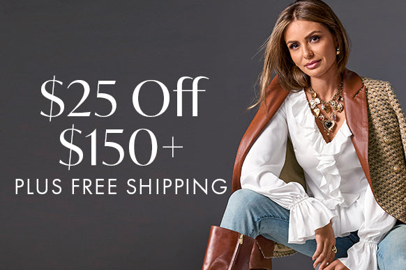 $25 off $150+ plus free shipping. Code FALL25