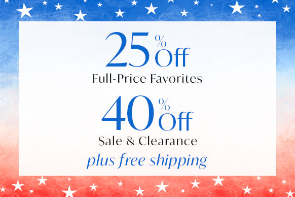 25% off full-price styles and 40% off sale and clearance styles plus, free shipping. Code: BEBOLD