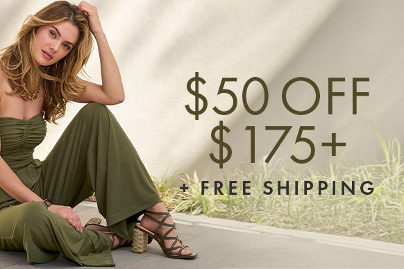 $50 off $175+ plus free shipping